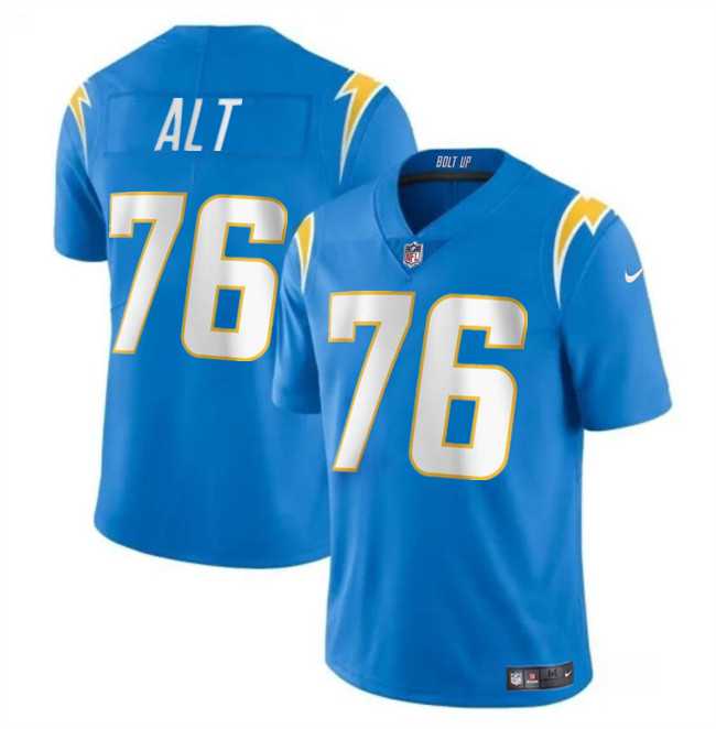 Youth Los Angeles Chargers #76 Joe Alt Light Blue 2024 Draft Vapor Limited Stitched Jersey Dzhi,We sell and wholesale Youth Los Angeles Chargers #76 Joe Alt Light Blue 2024 Draft Vapor Limited Stitched Jersey Dzhi on line form chian!
